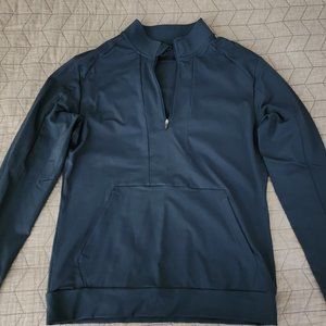 Alphalete Athletics- Half-Zip Performance Pullover - M - Navy